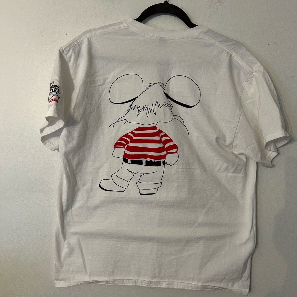 Vintage Topo Gigio Ristorante Chicago. White and Red T-Shirt. Medium - Picture 5 of 5